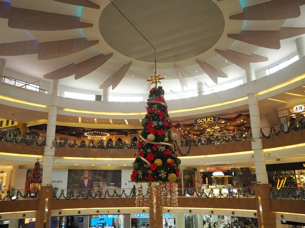 Tangerang Indonesia Diciembre 2018 Decoración Navidad Centro Comercial Summarecon Serpong — Foto de Stock