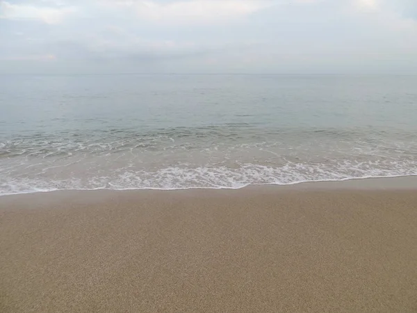 Фон Океаном Sambolo Пляжі Anyer Індонезія — стокове фото