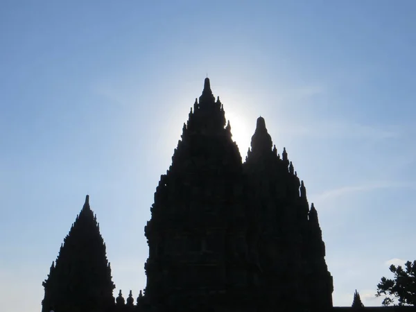 Yogyakarta Indonesia Octubre 2018 Prambanan Temple Compounds Construido Siglo Mayor —  Fotos de Stock