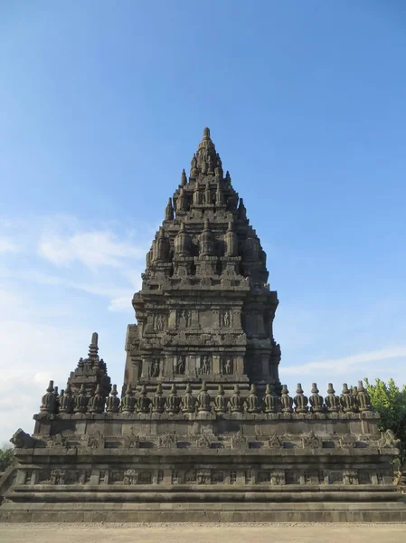 Yogyakarta, Endonezya - 31 Ekim 2018: Prambanan Tapınağı bileşikler, 9 yüzyılda inşa edilmiş en büyük Tapınağı bileşik Shiva için Endonezya adanmış olduğunu.