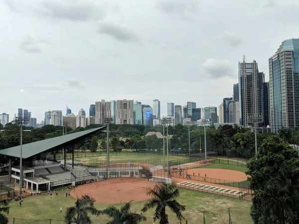 Jakarta Indonesia February 2019 View Softball Field Gelora Bung Karno — Stock Photo, Image