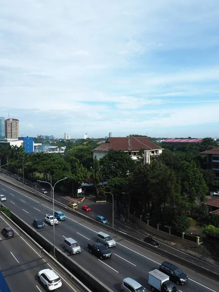 Jakarta Indonesien März 2019 Stadtbild Des Fatmawati Distrikts — Stockfoto