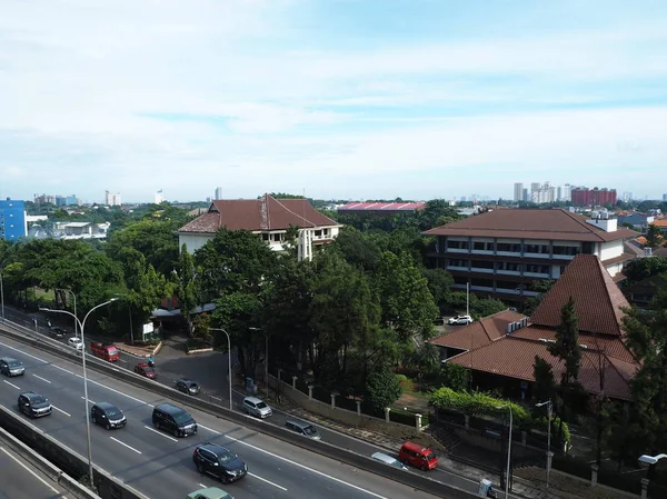 Jakarta Indonesien Mars 2019 Stadsbilden Fatmawati Distrikt — Stockfoto