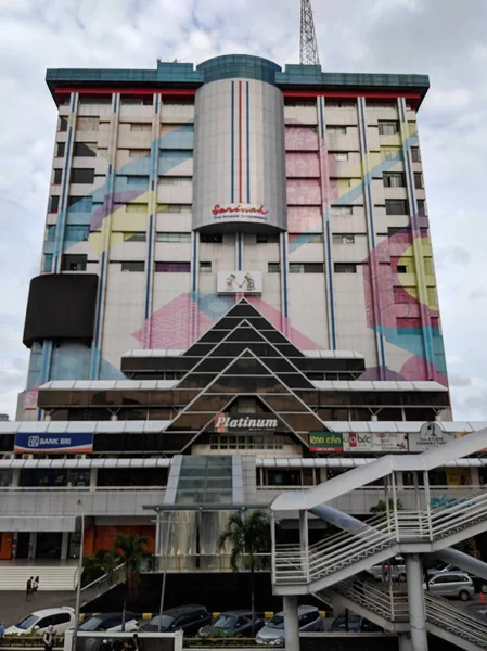 Джакарта Индонезия Февраля 2019 Года Задний План Здания Сарины Улице — стоковое фото