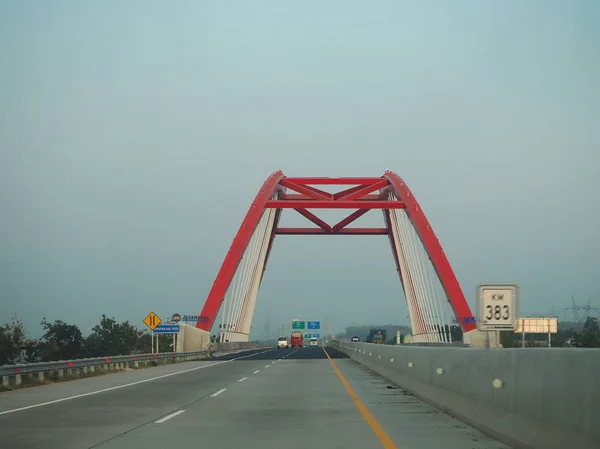 Batang Java Central Indonesia Agosto 2019 Kalikuto Arch Bridge Part — Foto de Stock
