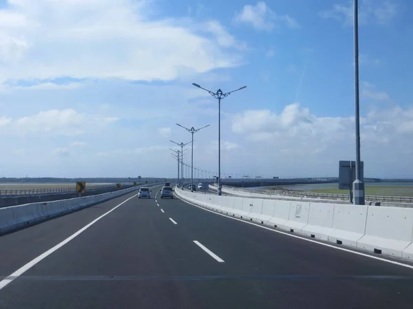 Badung Bali Індонезія Вересня 2019 Дорога Балі Мандара Toll Road — стокове фото