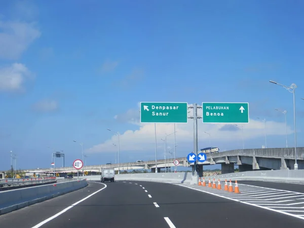 Badung Bali Індонезія Вересня 2019 Дорога Балі Мандара Toll Road — стокове фото