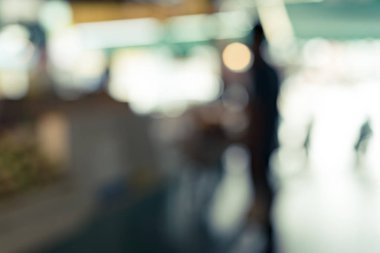 Görüntü için arka plan kullanım gıda pazarında insan bulanıklık