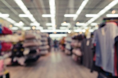 Bulanık görüntü arka plan kullanmak için giyim mağazası