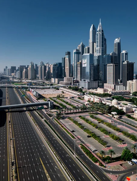 Majestueuse Vue Sur Paysage Urbain Dubaï Dubaï Eau — Photo