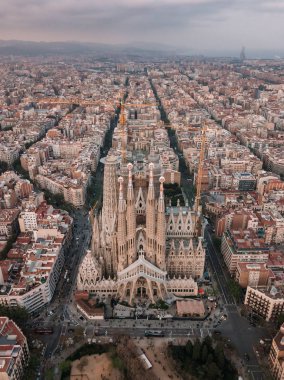 Barcelona, İspanya manzarası