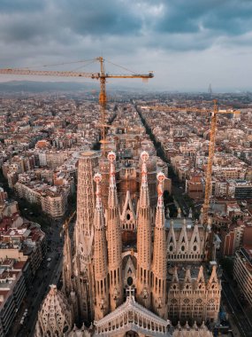 Barcelona, İspanya manzarası