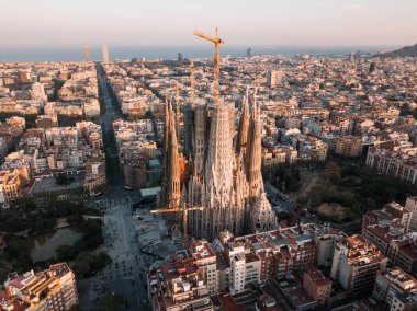 Barcelona, İspanya manzarası