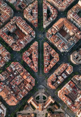 Barcelona, İspanya manzarası