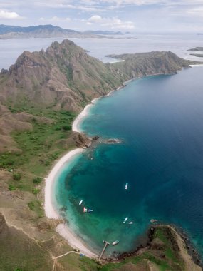 Padar Adası manzaralı, Komodo Ulusal Parkı, Endonezya