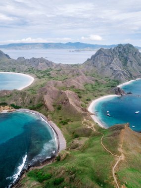 Padar Adası manzaralı, Komodo Ulusal Parkı, Endonezya