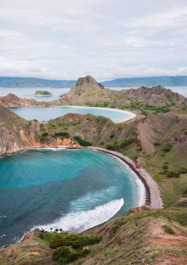Padar Adası manzaralı, Komodo Ulusal Parkı, Endonezya