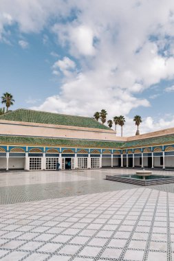 Bahia Sarayı, Marakeş, Fas manzarası