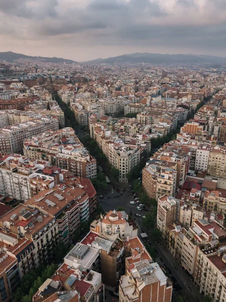 Widok Barcelonę Hiszpania — Zdjęcie stockowe