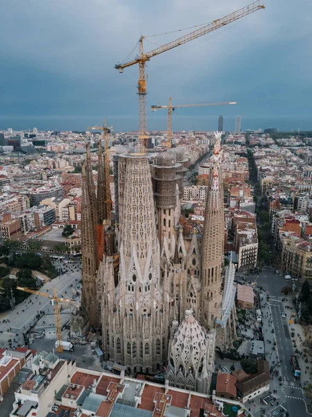 Vista Panorámica Barcelona España — Foto de Stock