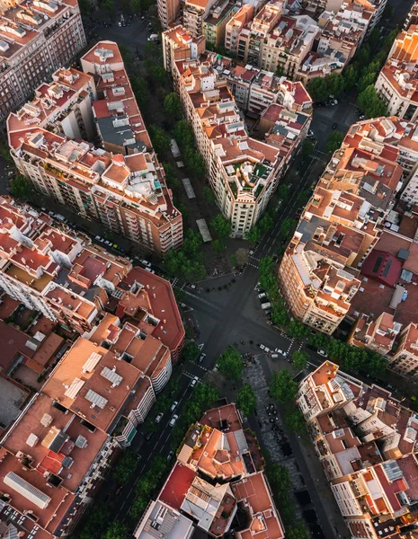 Vista Panorâmica Barcelona Espanha — Fotografia de Stock