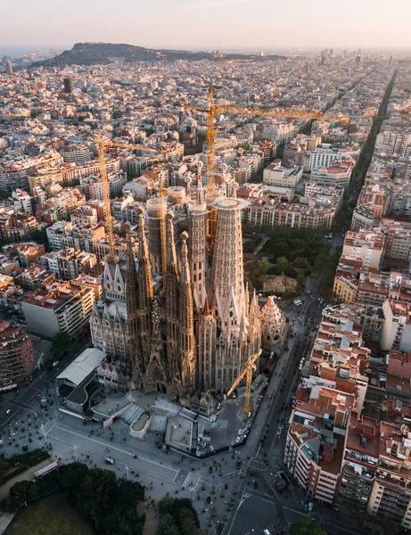 Vista Panorámica Barcelona España — Foto de Stock