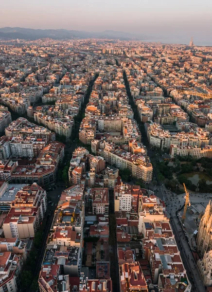 Vista Panorámica Barcelona España — Foto de Stock