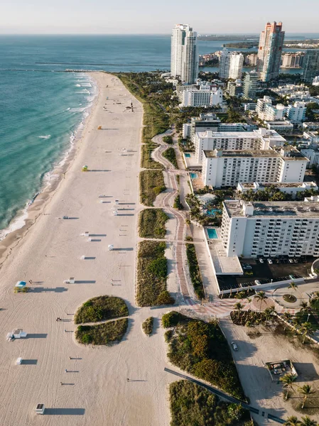 Vista Panorâmica Miami Beach Flórida Eua — Fotografia de Stock