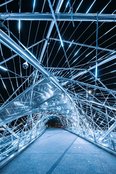 Helix Köprüsü manzaralı, Singapur