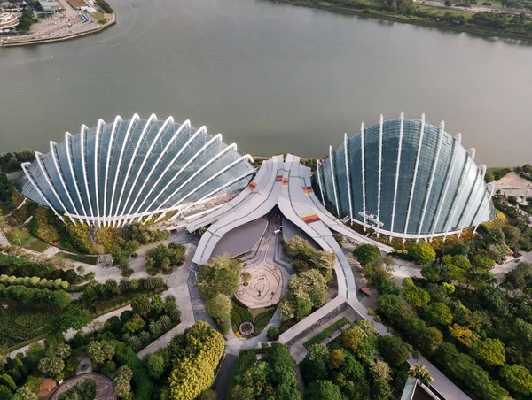 Vacker Utsikt Över Trädgårdar Bay Singapore — Stockfoto