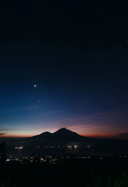 Scenic View Batur Volcano Bali Indonesia — Stock Photo, Image