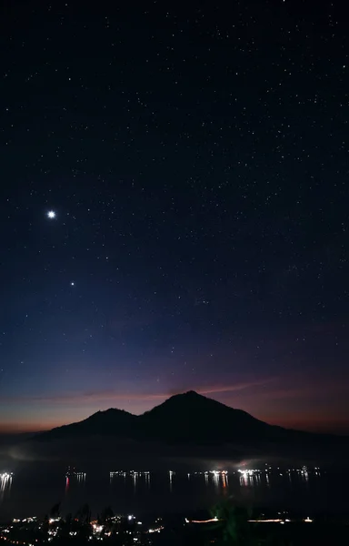 Scenic View Batur Volcano Bali Indonesia — Stock Photo, Image