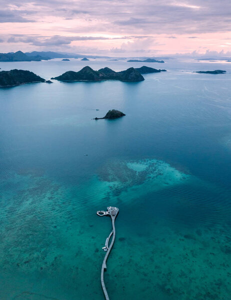 scenic view of Flores Island, Komodo National Park, Indonesia