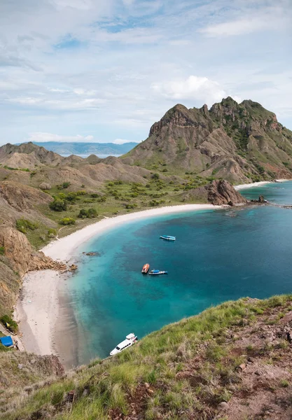 Malebný Pohled Ostrov Padar Národní Park Komodo Indonésie — Stock fotografie