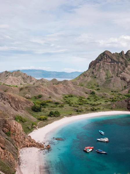 Malebný Pohled Ostrov Padar Národní Park Komodo Indonésie — Stock fotografie