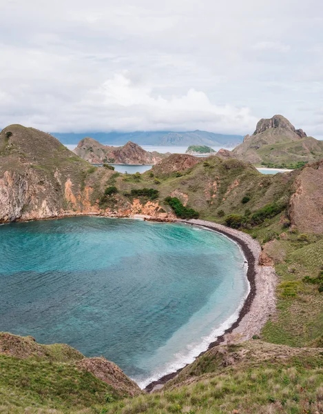 Malebný Pohled Ostrov Padar Národní Park Komodo Indonésie — Stock fotografie