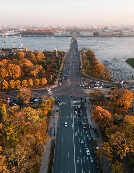 Vista Panorámica San Petersburgo Rusia — Foto de Stock