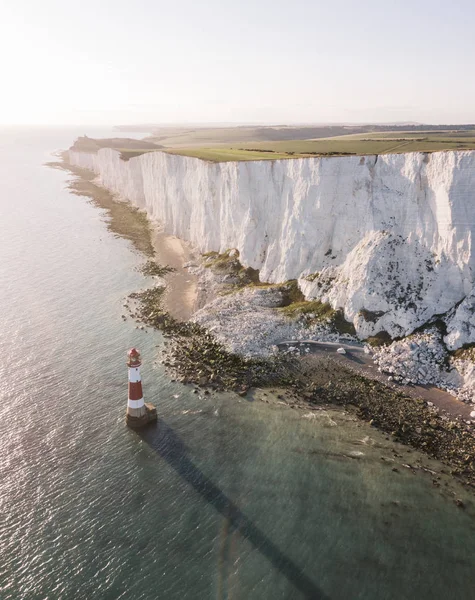 Vedere Scenică Celor Șapte Surori Marea Britanie — Fotografie, imagine de stoc