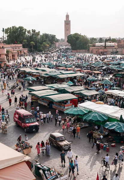 Vida Das Pessoas Marrakech Marrocos — Fotografia de Stock