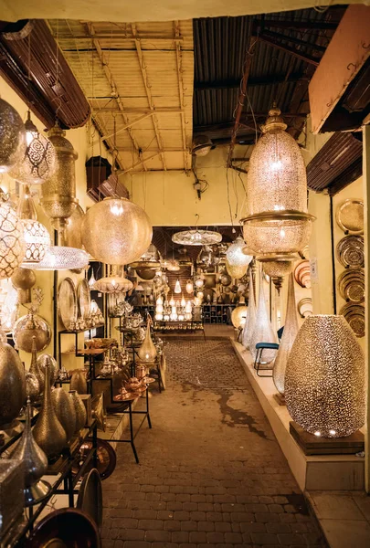 Lamps Sold Market Marrakech Morocco — Stockfoto