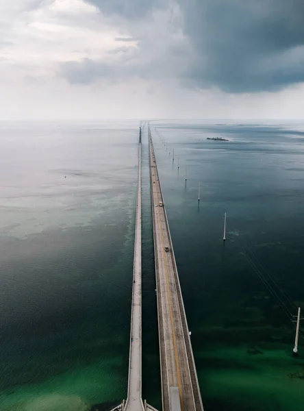 Florida 'daki Seven Mile Köprüsü, ABD — Stok fotoğraf