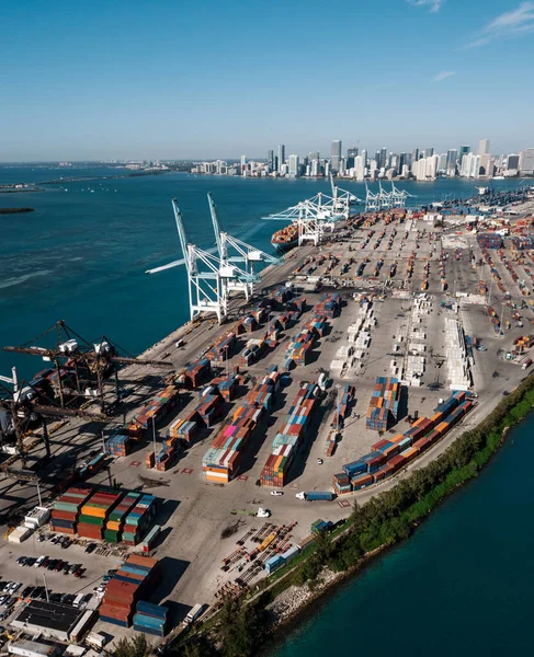Docks in Miami, Florida, USA — Stockfoto