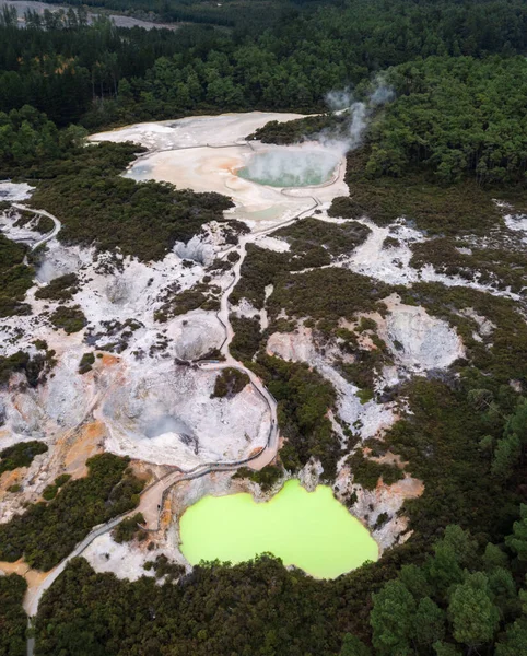 新西兰的Wai-o-Tapu — 图库照片