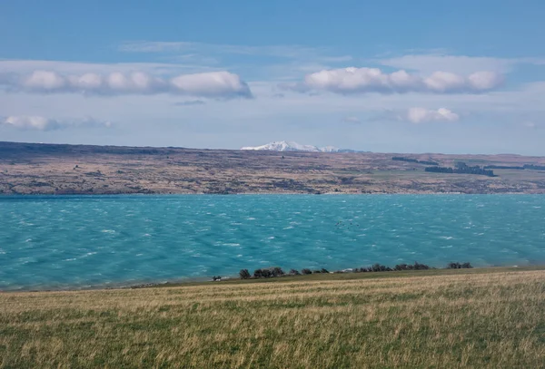 Lago Pukaki, Nueva Zelanda — Foto de Stock