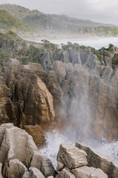 팬케이크 Rocks, New Zealand — 스톡 사진