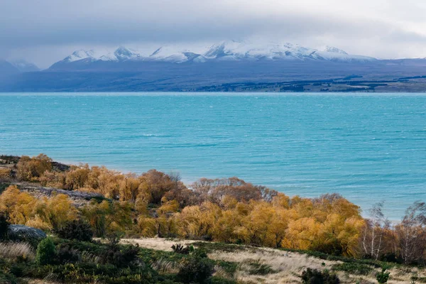 Lake Pukaki, Nieuw-Zeeland — Stockfoto