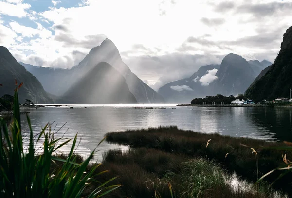 Milford Sound w Nowej Zelandii — Zdjęcie stockowe