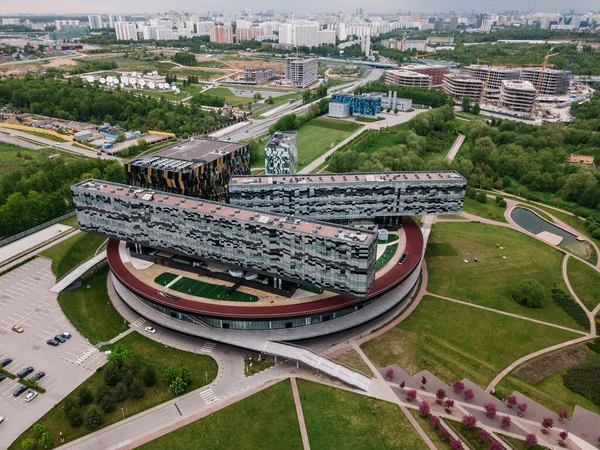 Russian business school in Skolkovo, Moscow, Russia. Stock Picture