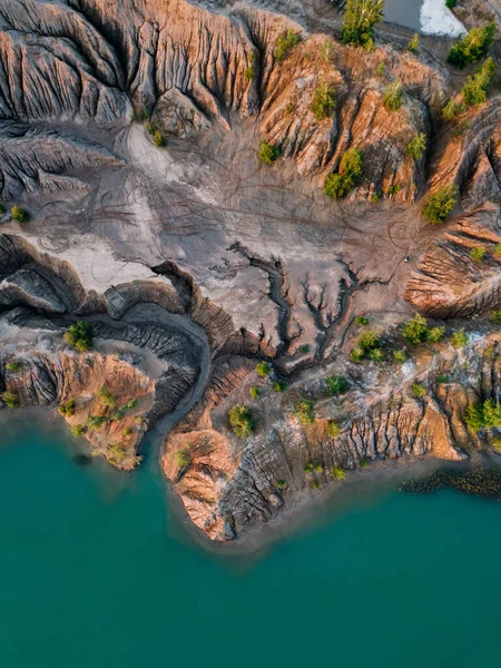 Vista aérea de Konduki, Romancevskie gory en el óblast de Tula, Rusia —  Fotos de Stock