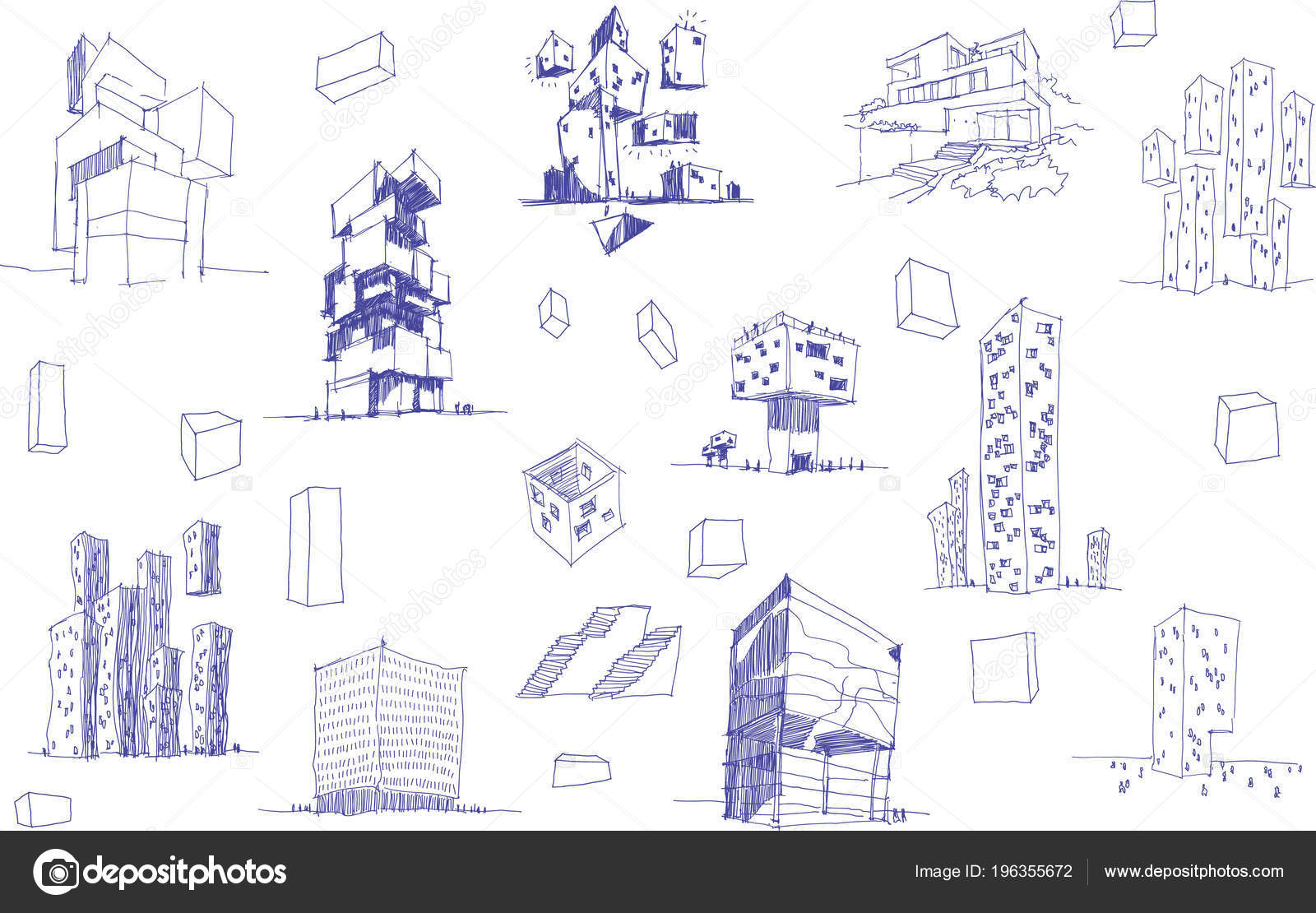 Sketch Abstract Architecture Stock Vector (Royalty Free) 78987715 |  Shutterstock